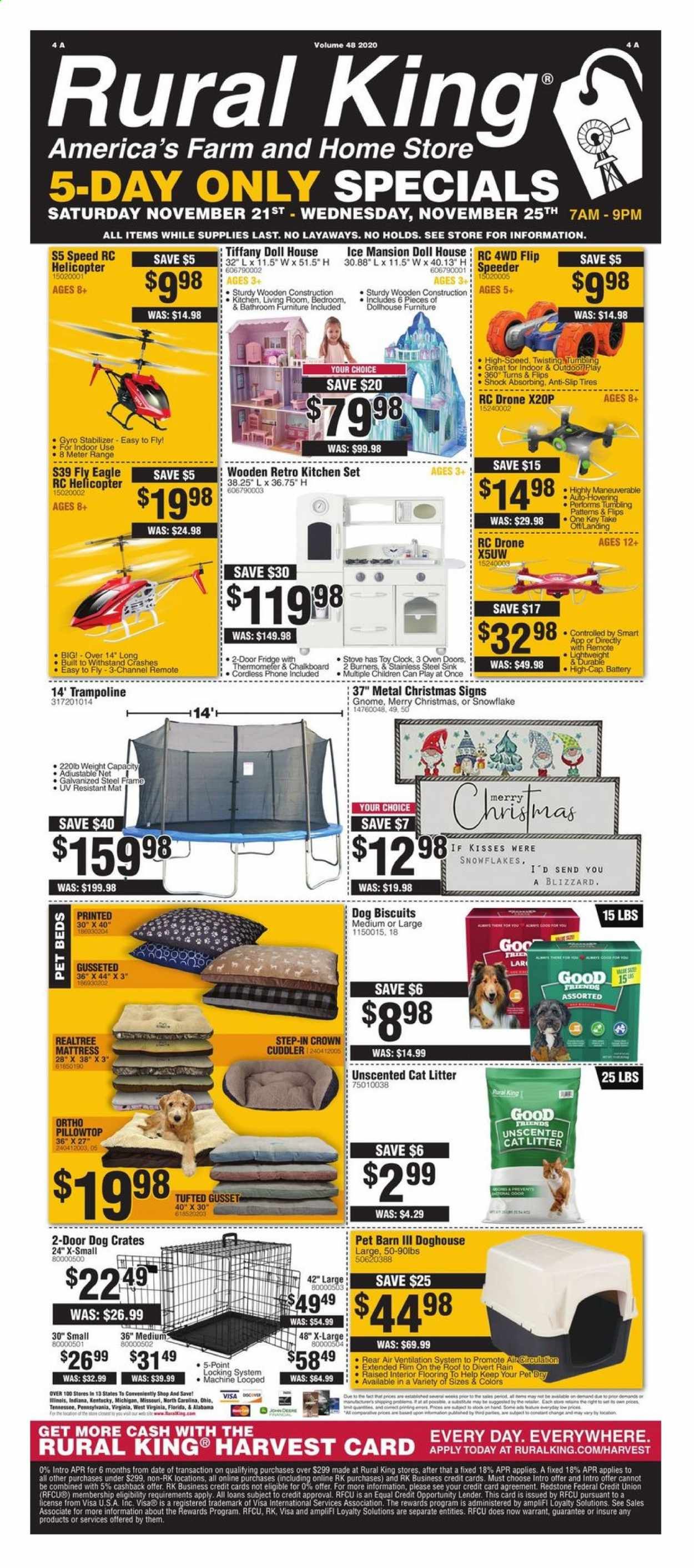 Rural King Weekly Ad Flyer November 21 to November 25