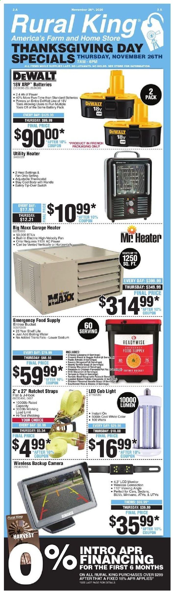 Rural King Weekly Ad Flyer November 26 to November 27