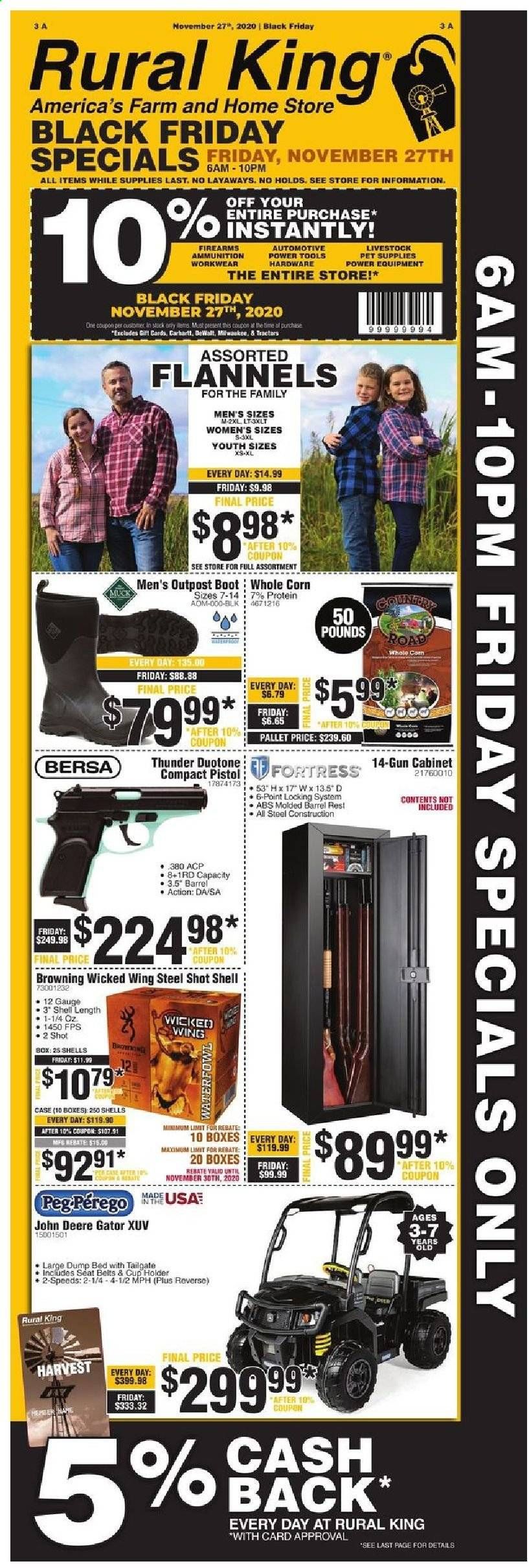 Rural King Weekly Ad Flyer November 26 to November 27