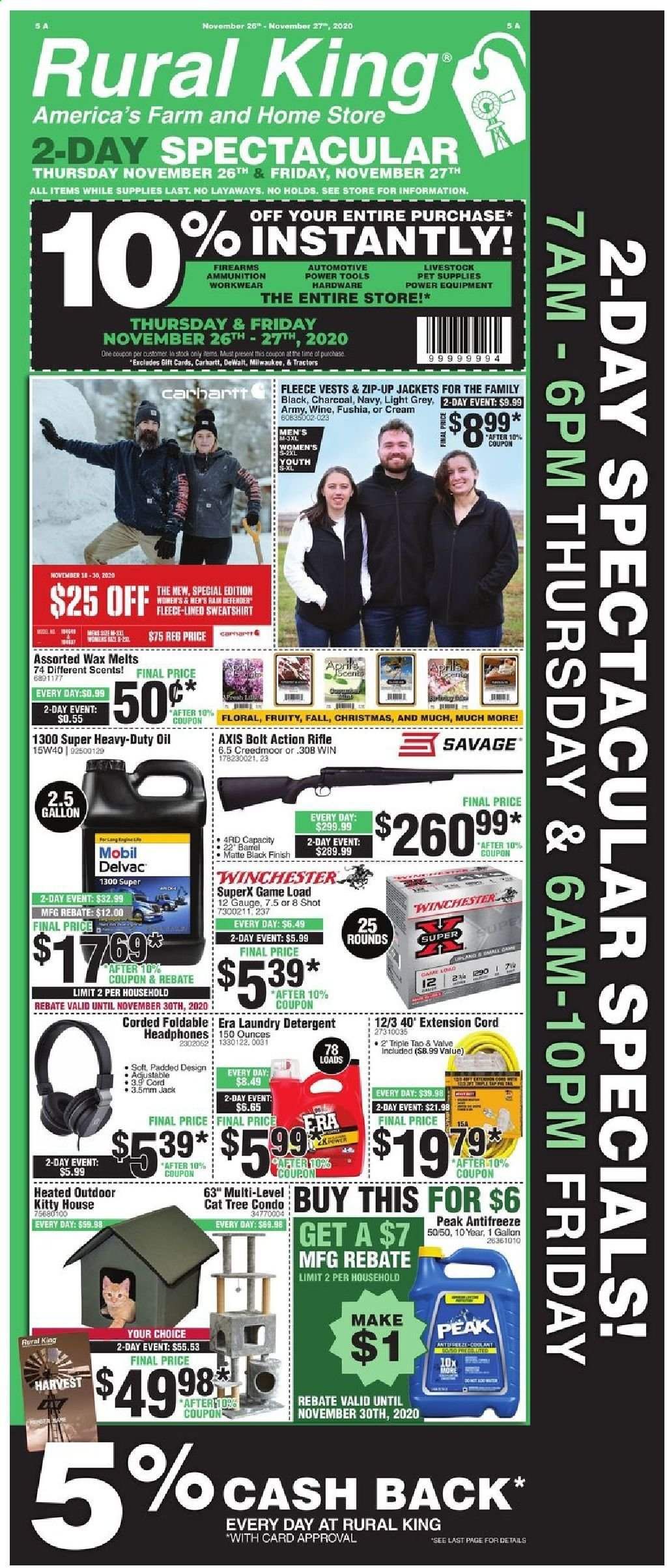 Rural King Weekly Ad Flyer November 26 to November 27