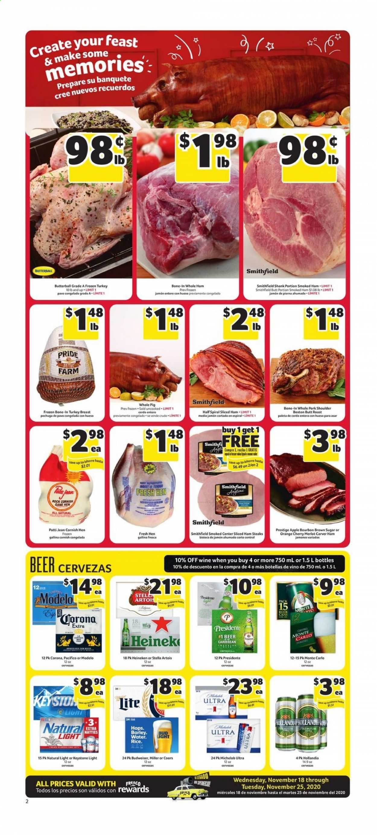 Fresco y Más Weekly Ad Flyer November 18 to November 25