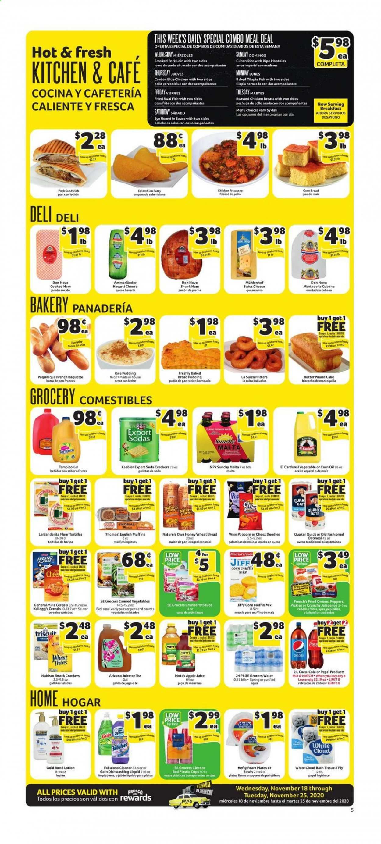 Fresco y Más Weekly Ad Flyer November 18 to November 25