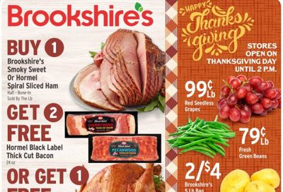 Brookshires Weekly Ad Flyer November 18 to November 26