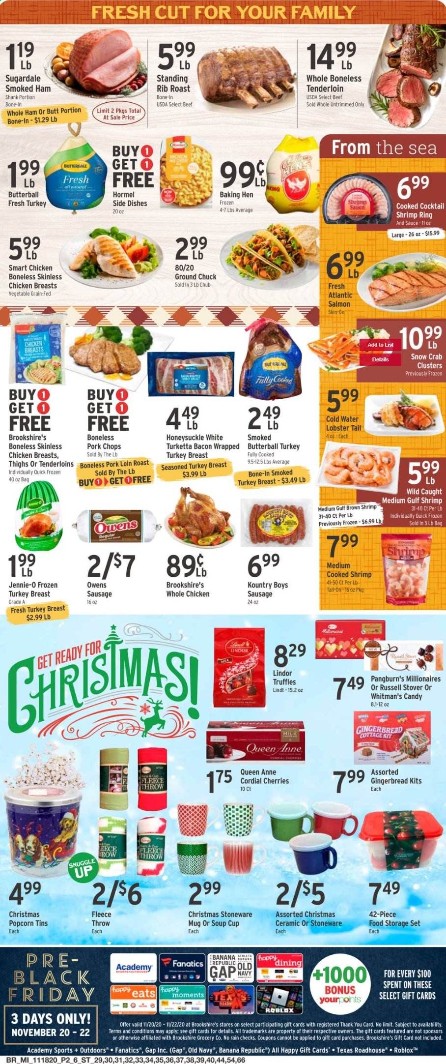 Brookshires Weekly Ad Flyer November 18 to November 26