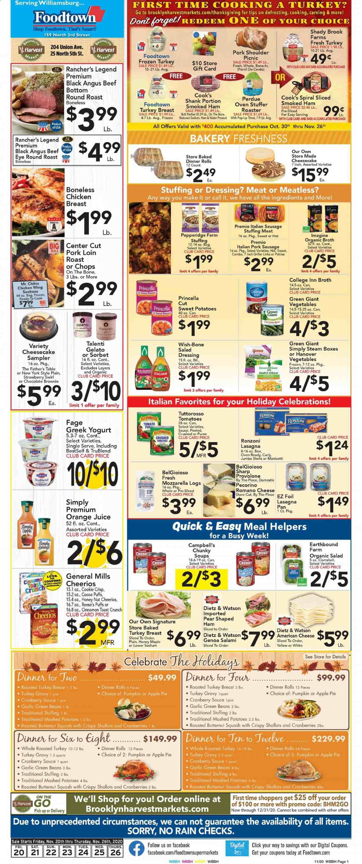 Foodtown (NJ, NY, PA) Weekly Ad Flyer November 20 to November 26