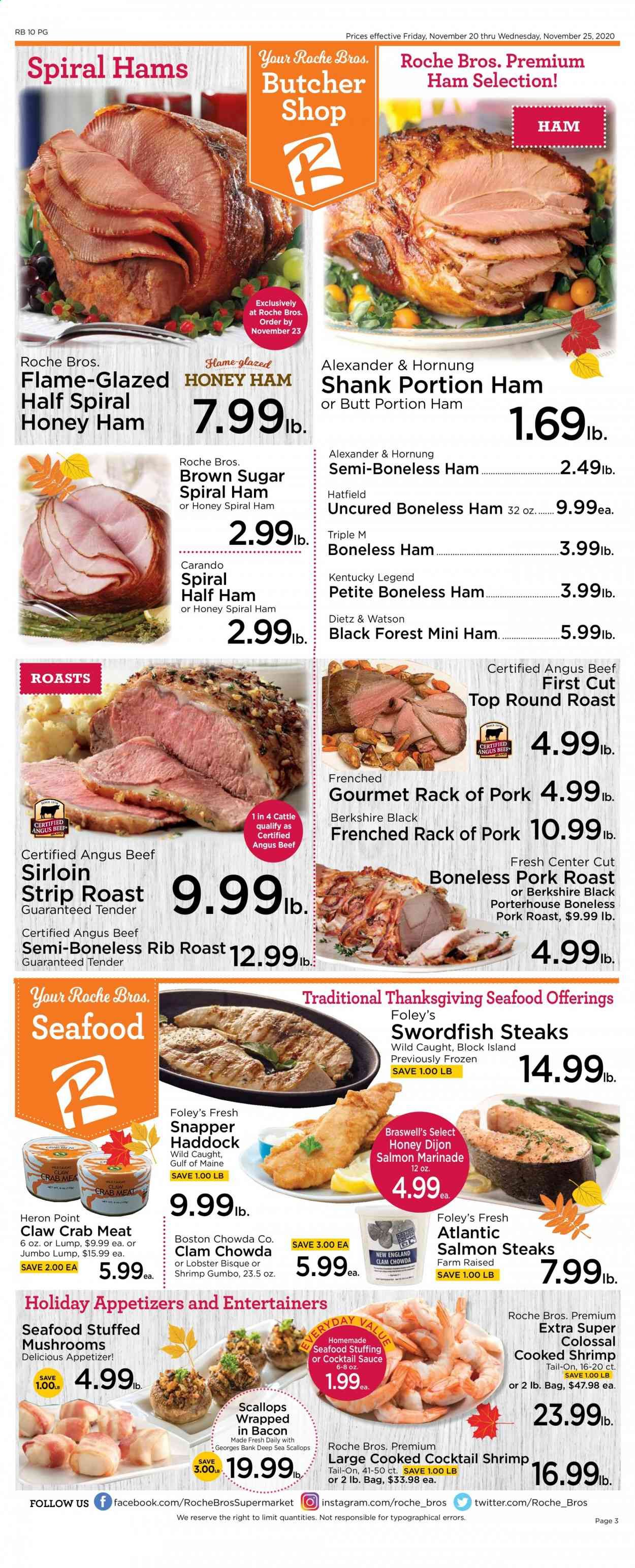 Roche Bros. (MA) Weekly Ad Flyer November 20 to November 25