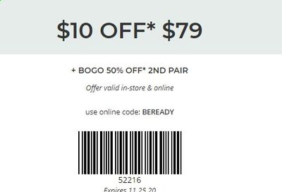 Rack Room Shoes Weekly Ad Flyer November 21 to November 25