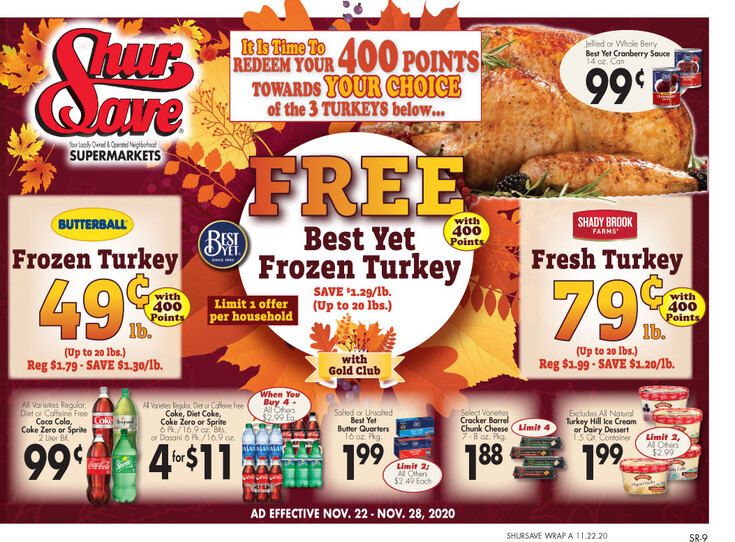 Gerrity's Supermarket Thanksgiving Weekly Ad Flyer November 22 to November 28, 2020