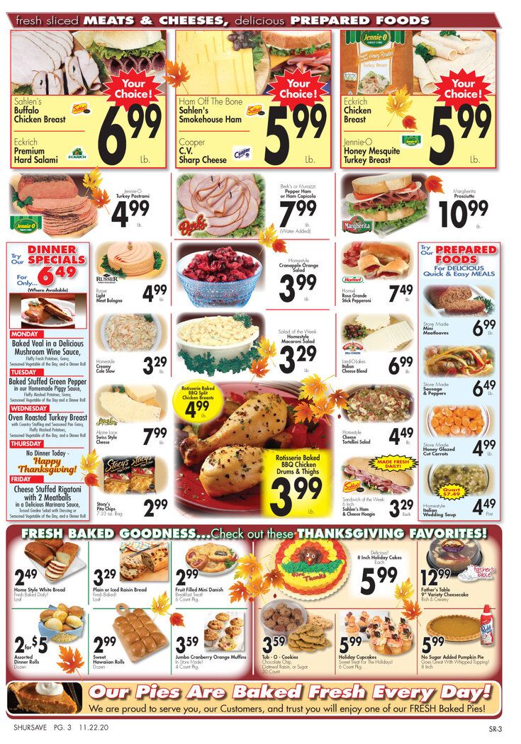 Gerrity's Supermarket Thanksgiving Weekly Ad Flyer November 22 to November 28, 2020