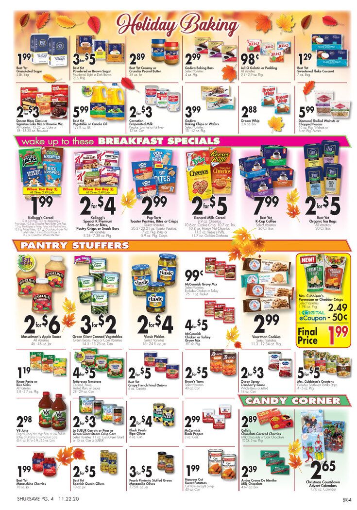Gerrity's Supermarket Thanksgiving Weekly Ad Flyer November 22 to November 28, 2020