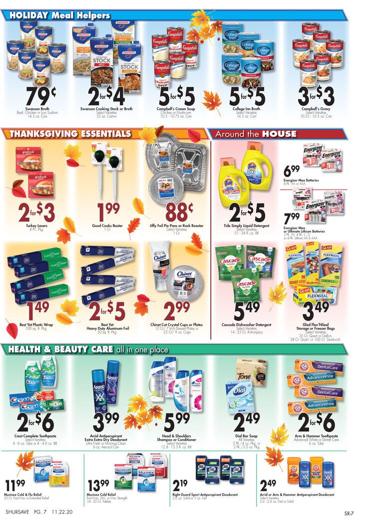 Gerrity's Supermarket Thanksgiving Weekly Ad Flyer November 22 to November 28, 2020