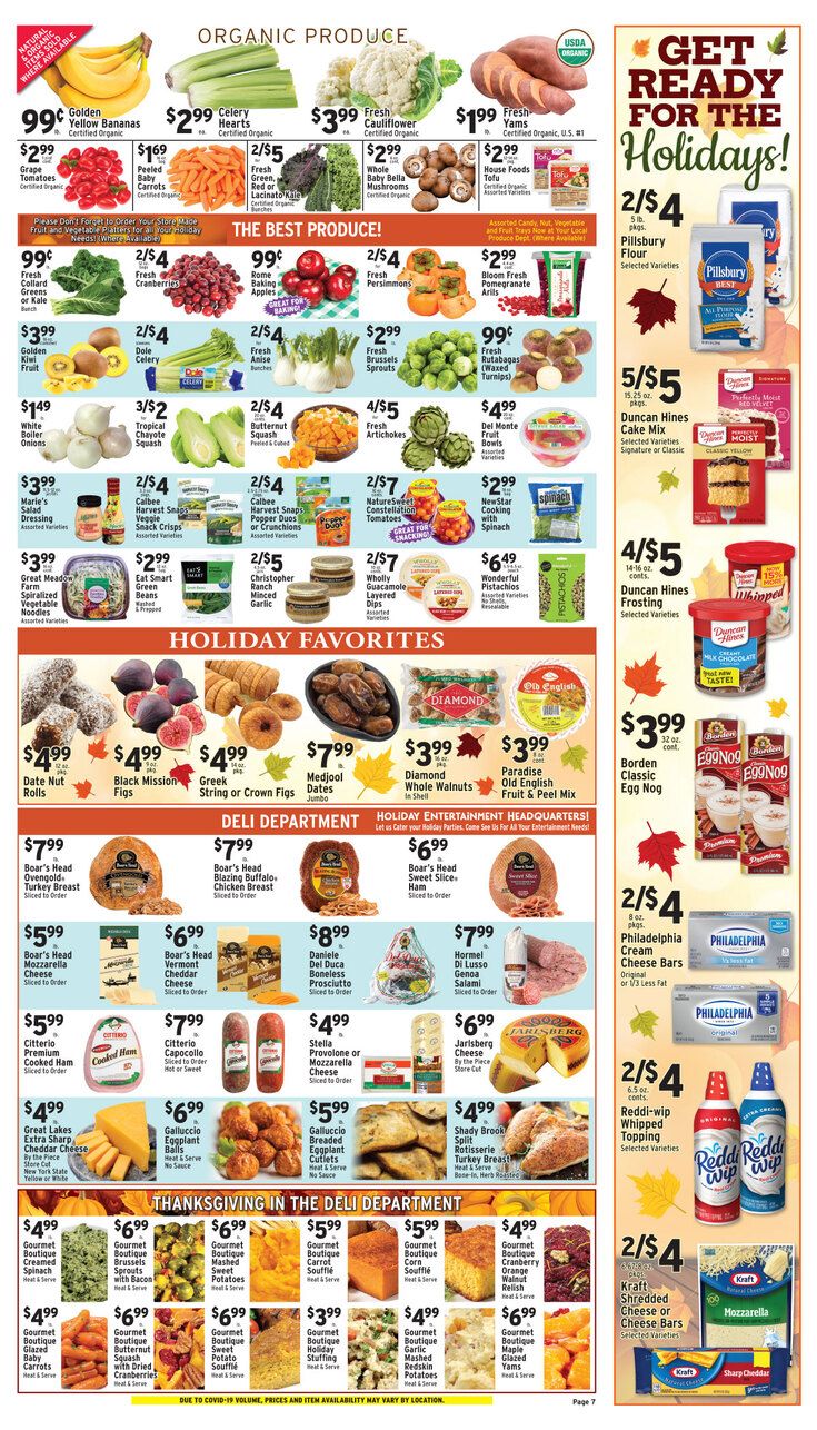 Met Foodmarkets Thanksgiving Weekly Ad Flyer November 22 to November 28, 2020