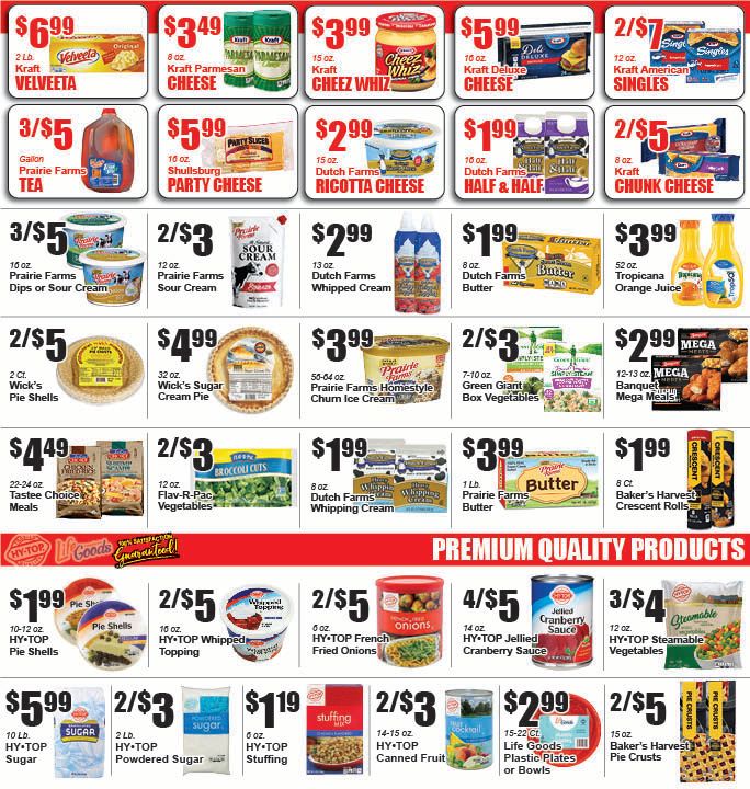 Wesselman's Thanksgiving Weekly Ad Flyer November 22 to November 28, 2020