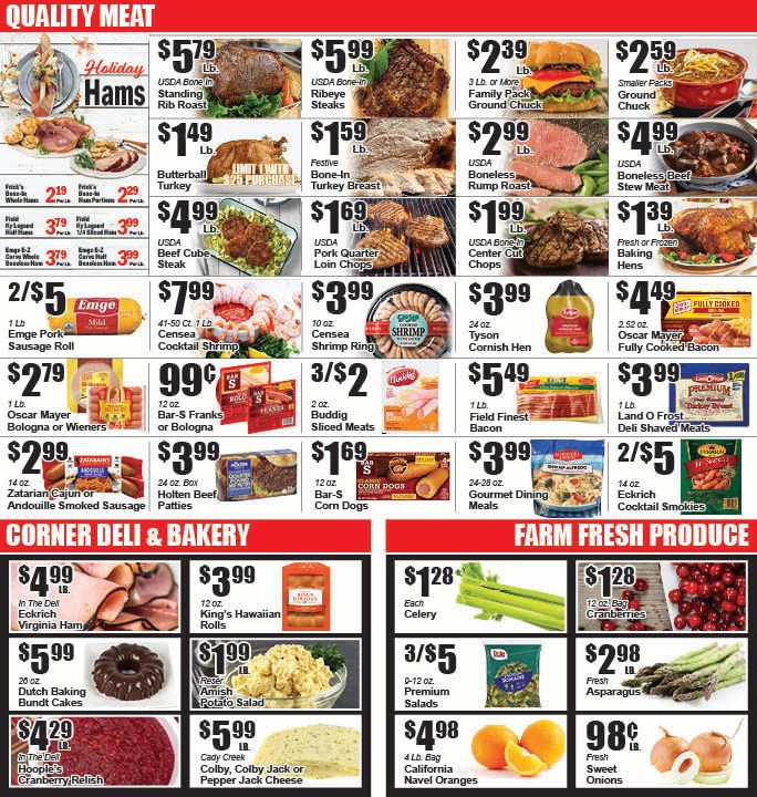 Wesselman's Thanksgiving Weekly Ad Flyer November 22 to November 28, 2020