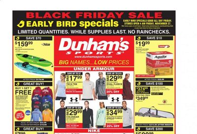 Dunham's Sports Weekly Ad Flyer November 27 to December 3