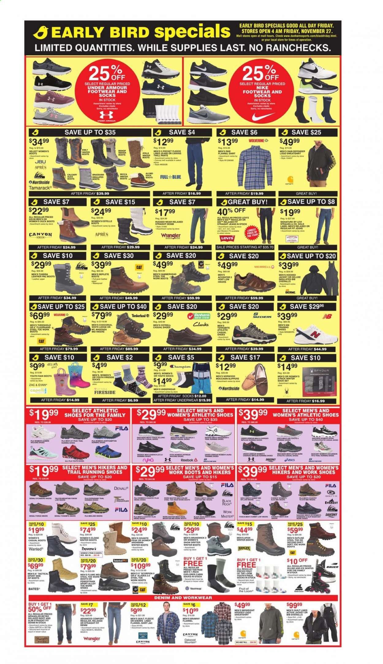 Dunham's Sports Weekly Ad Flyer November 27 to December 3
