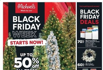 Michaels Weekly Ad Flyer November 22 to November 24