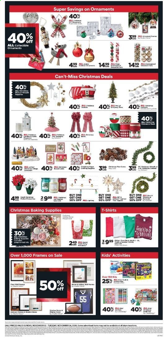 Michaels Weekly Ad Flyer November 22 to November 24