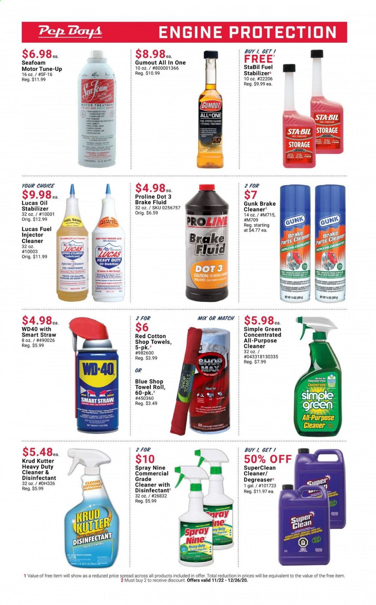Pep Boys Weekly Ad Flyer November 22 to December 26