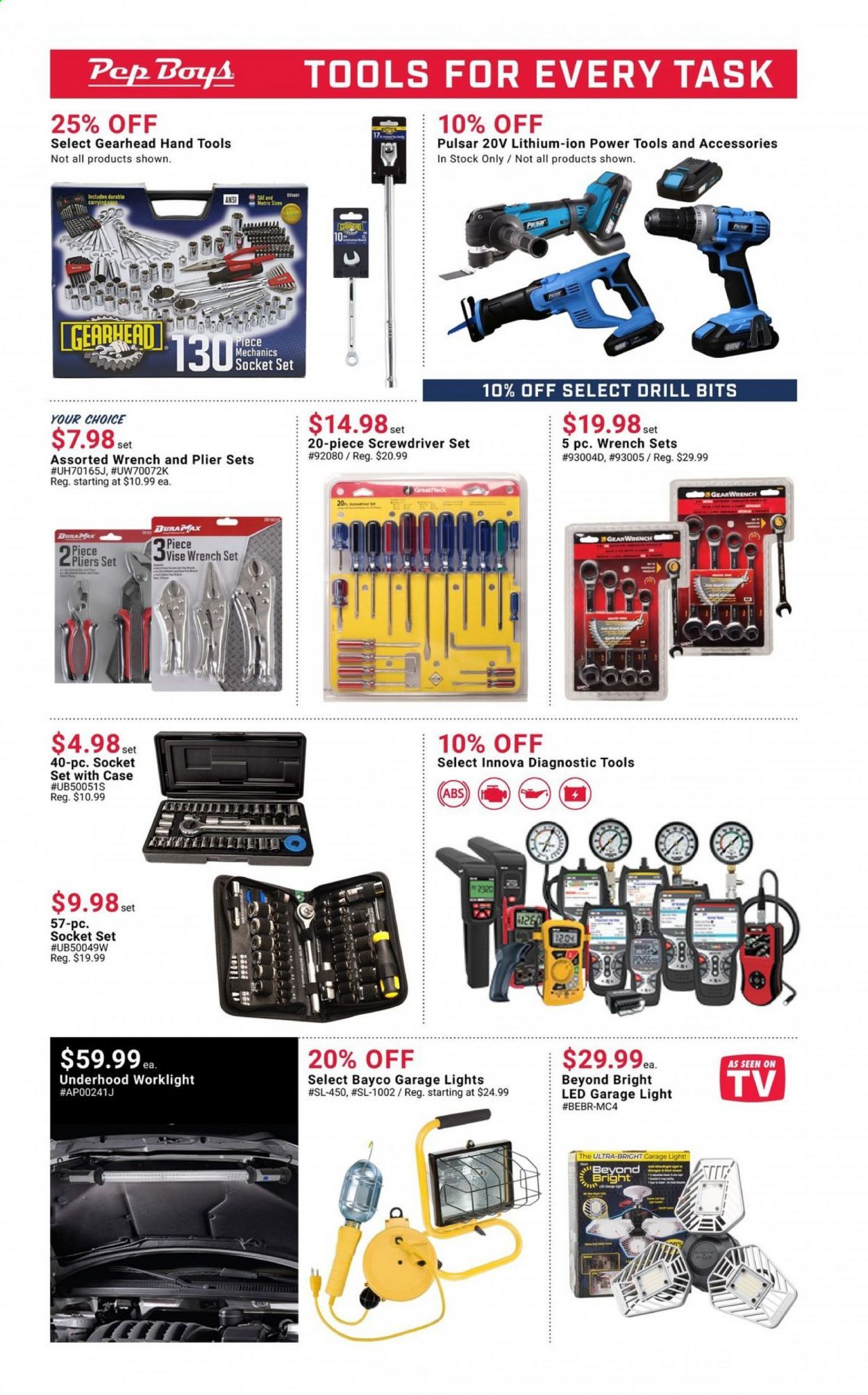 Pep Boys Weekly Ad Flyer November 22 to December 26