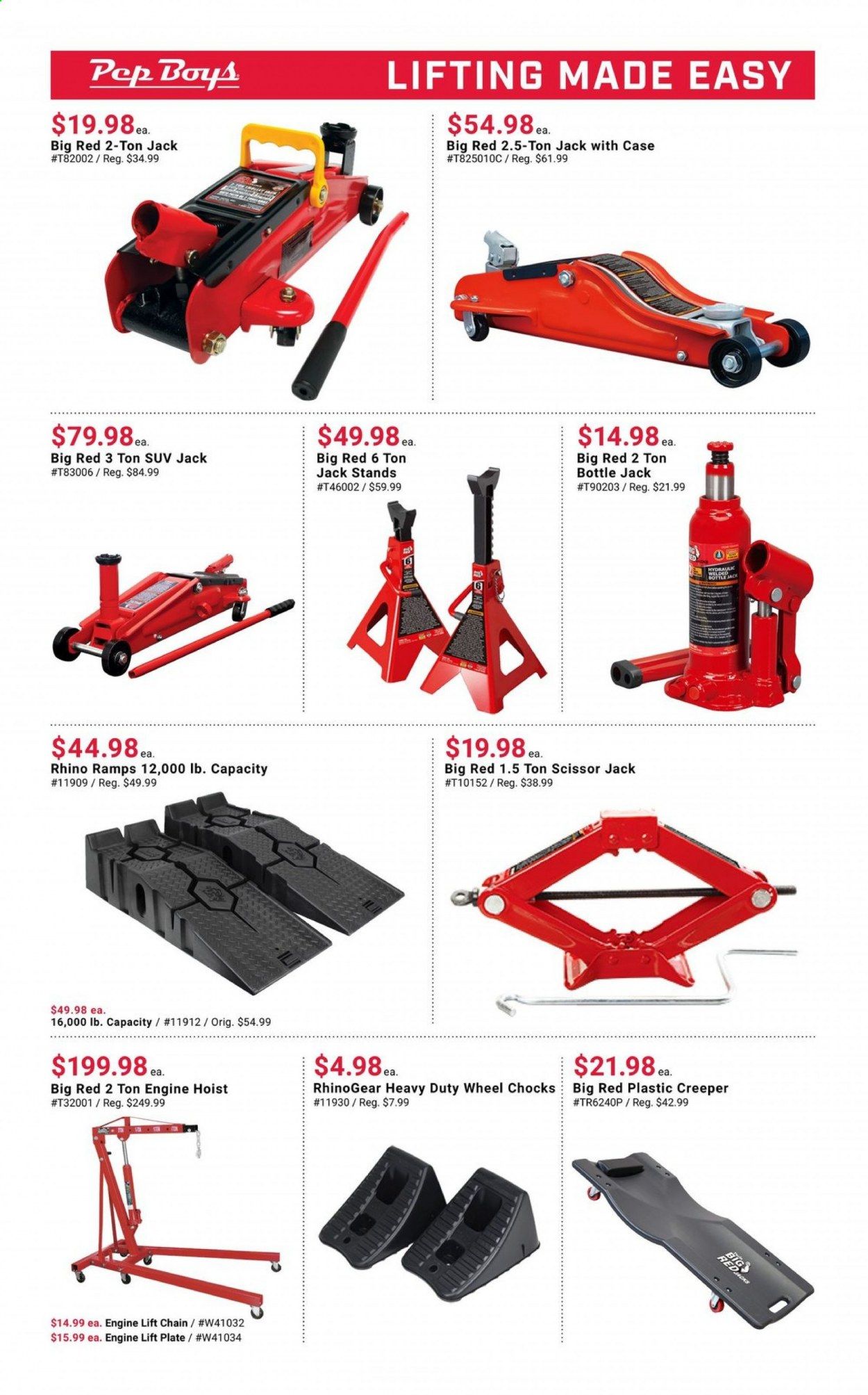 Pep Boys Weekly Ad Flyer November 22 to December 26