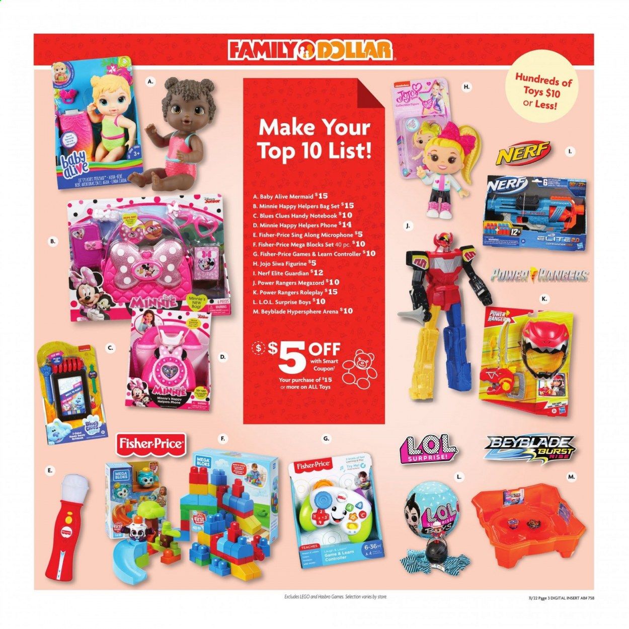 Family Dollar Weekly Ad Flyer November 22 to November 28