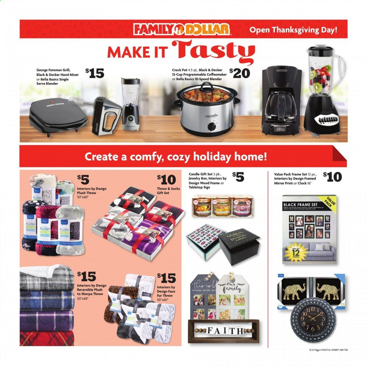 Family Dollar Weekly Ad Flyer November 22 to November 28