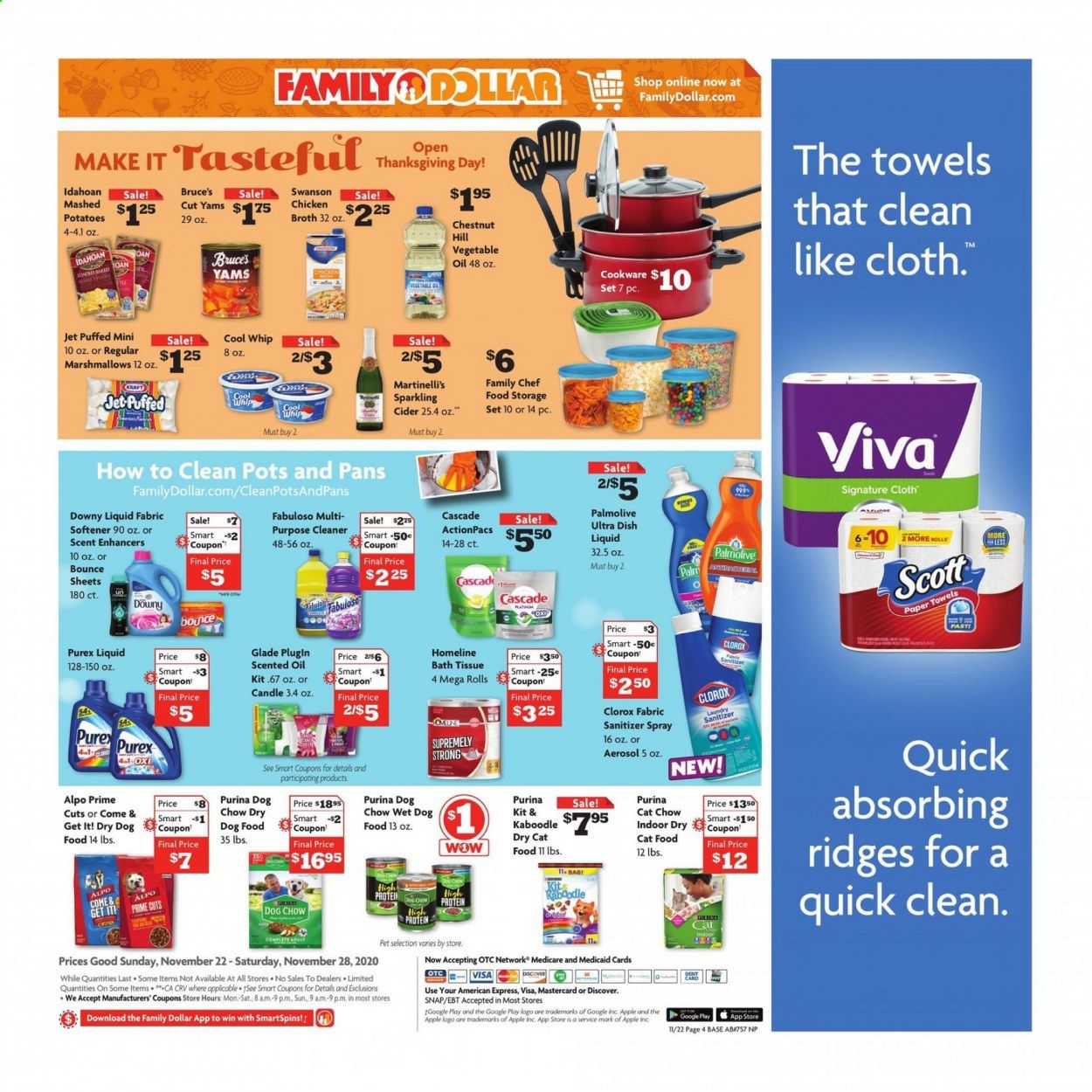 Family Dollar Weekly Ad Flyer November 22 to November 28