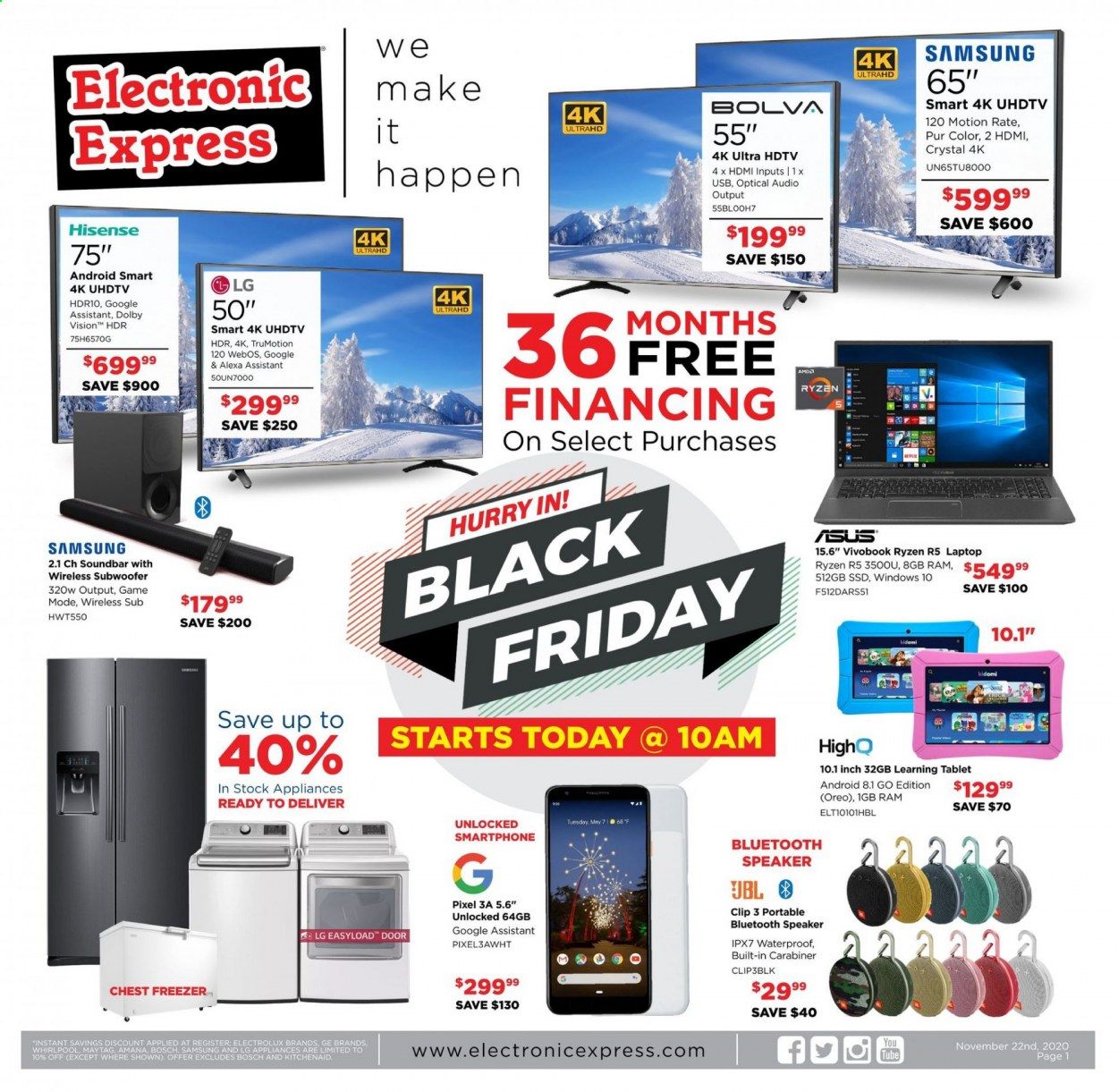 Electronic Express Weekly Ad Flyer November 22 to November 25