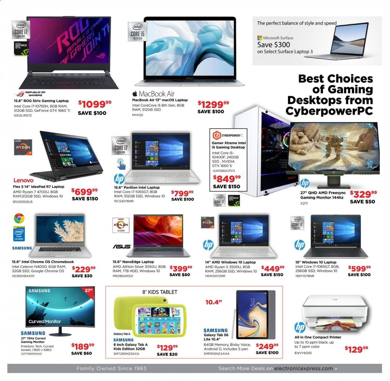 Electronic Express Weekly Ad Flyer November 22 to November 25