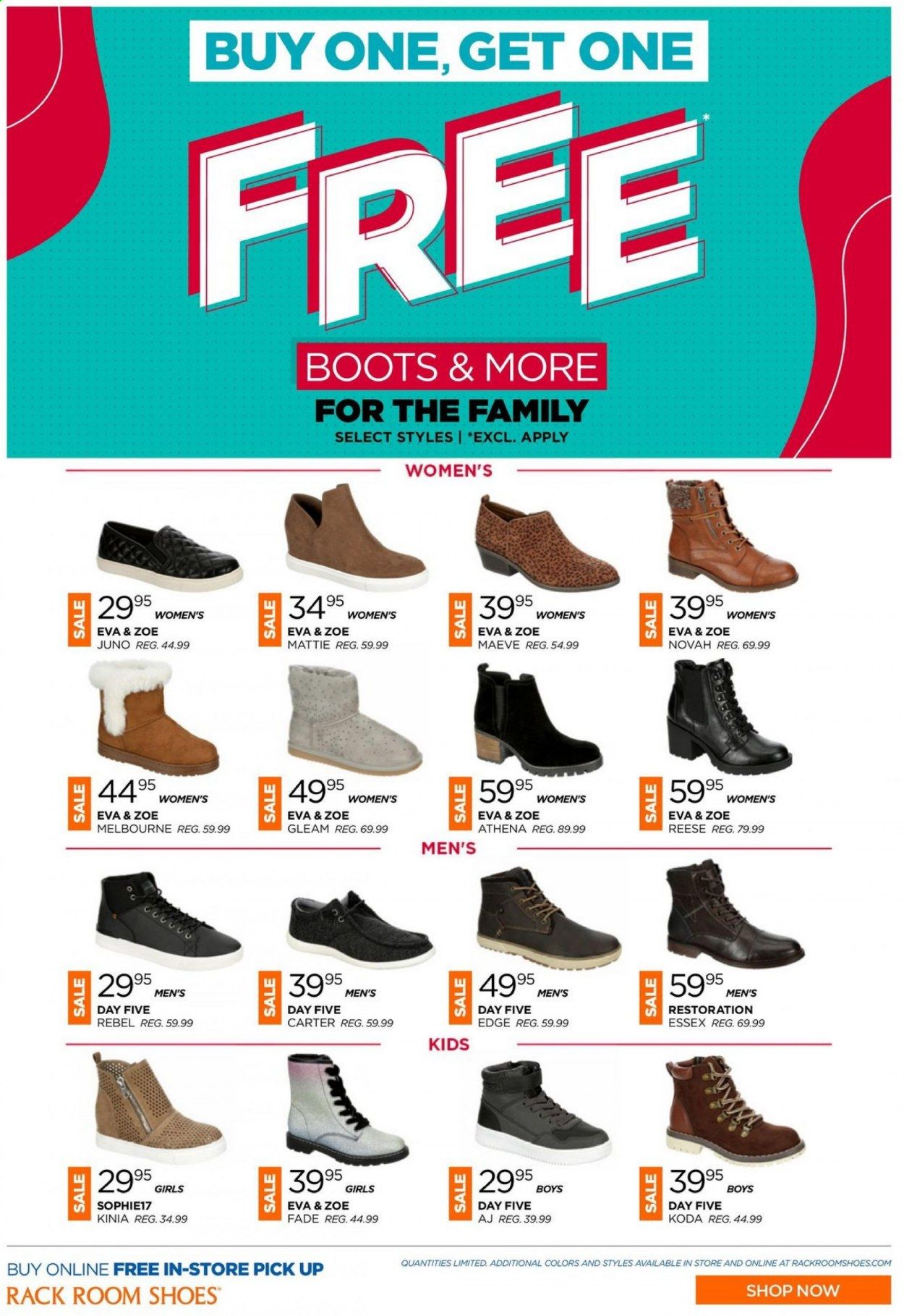 Rack Room Shoes Weekly Ad Flyer November 22 to November 29