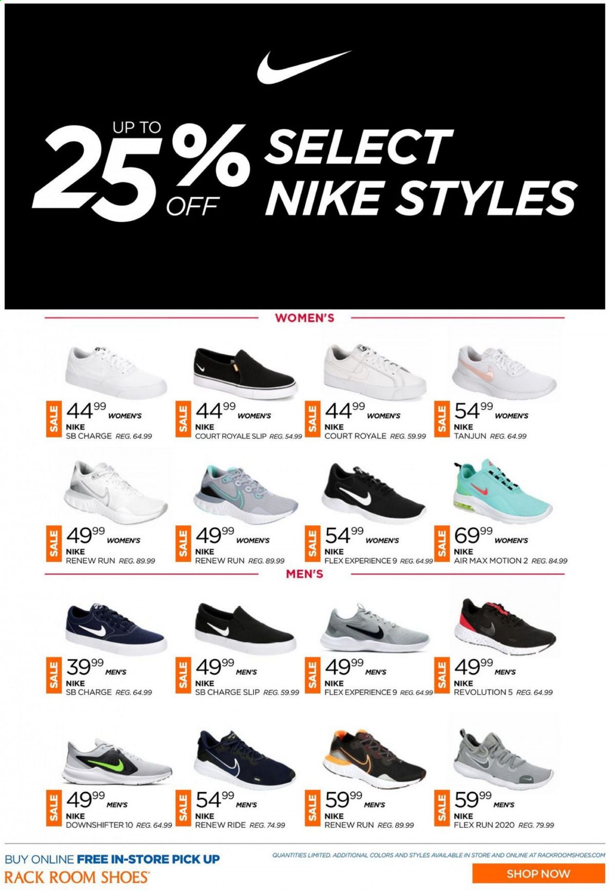 Rack Room Shoes Weekly Ad Flyer November 22 to November 29
