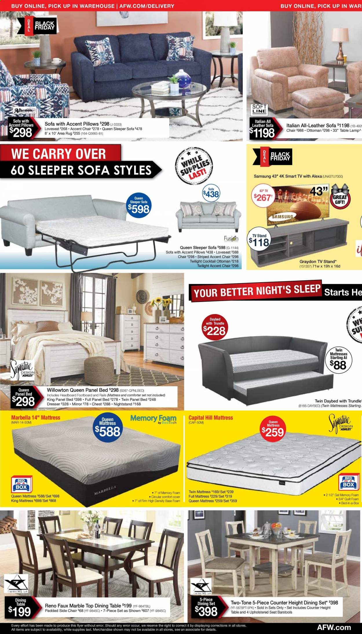 American Furniture Warehouse (TX) Weekly Ad Flyer November 22 to November 28