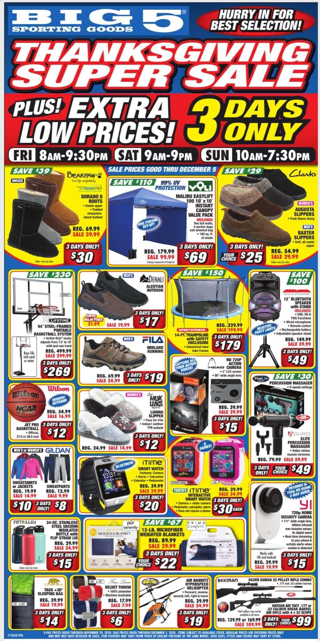 Big 5 Weekly Ad Flyer November 26 to November 29