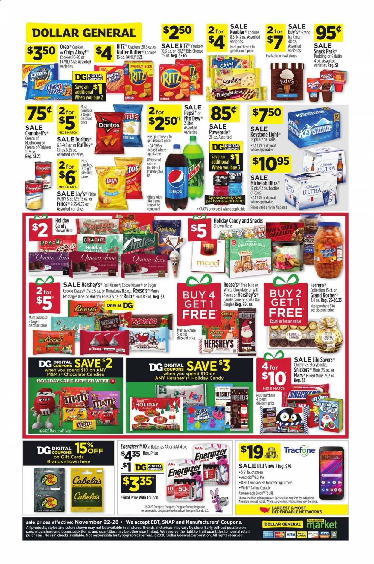 Dollar General (AL) Weekly Ad Flyer November 22 to November 28