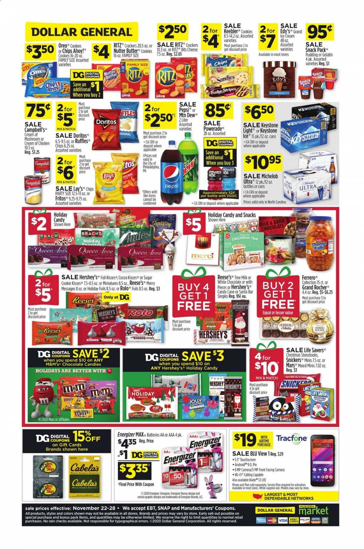 Dollar General (NC) Weekly Ad Flyer November 22 to November 28