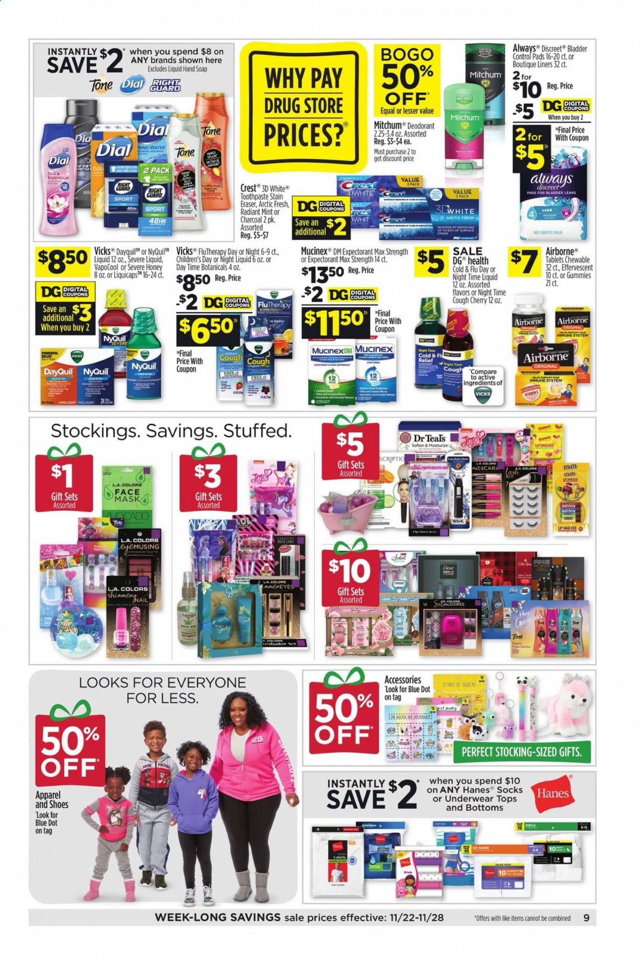 Dollar General (SC) Weekly Ad Flyer November 22 to November 28