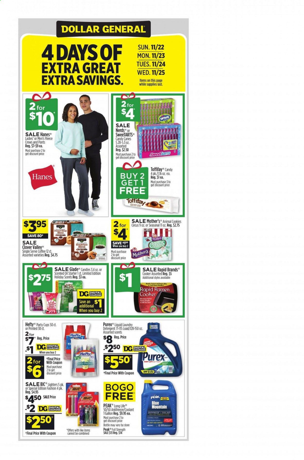 Dollar General (SC) Weekly Ad Flyer November 22 to November 28