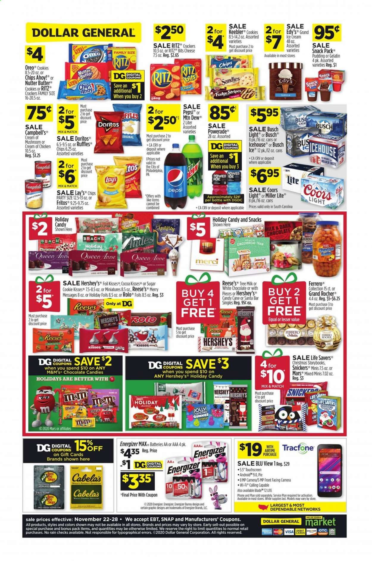 Dollar General (SC) Weekly Ad Flyer November 22 to November 28