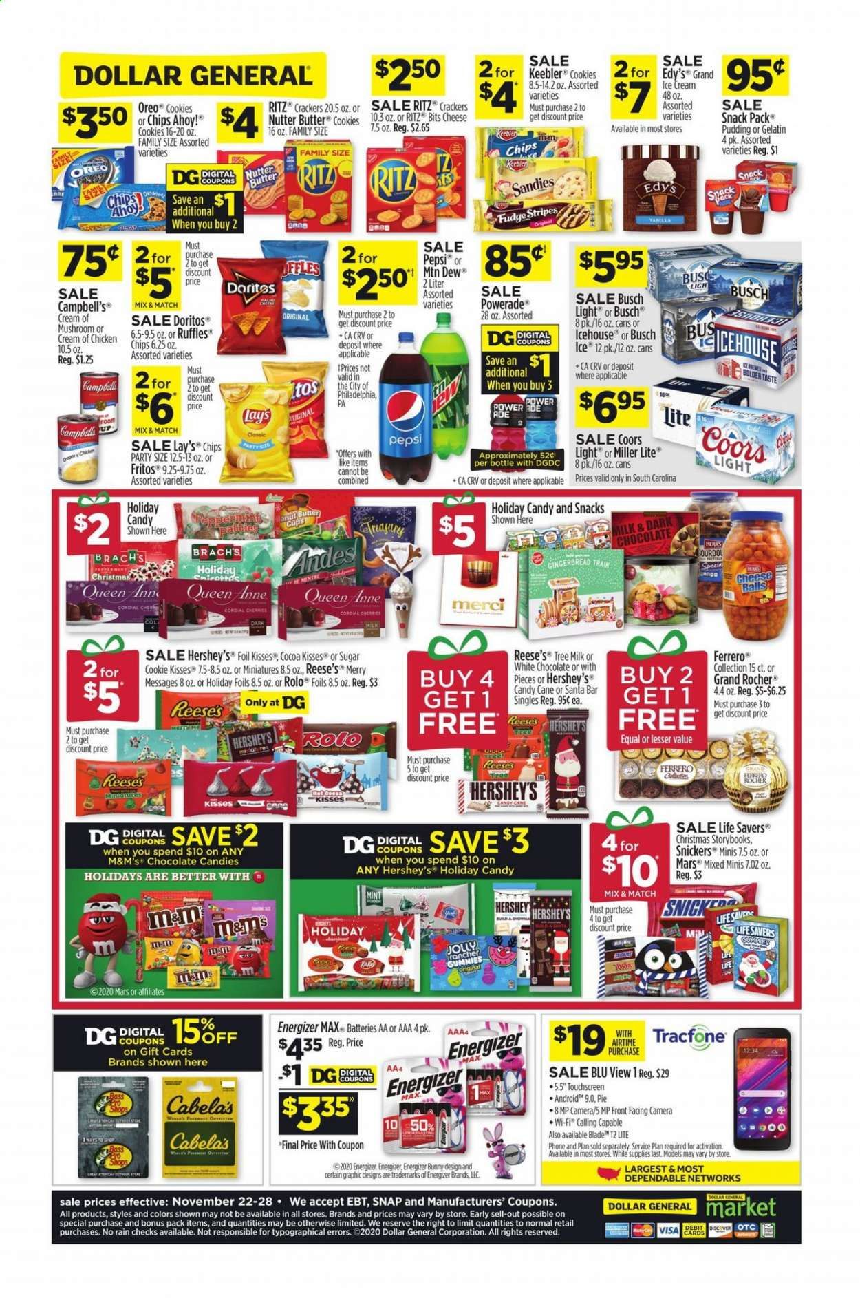Dollar General (CA, SC) Weekly Ad Flyer November 22 to November 28