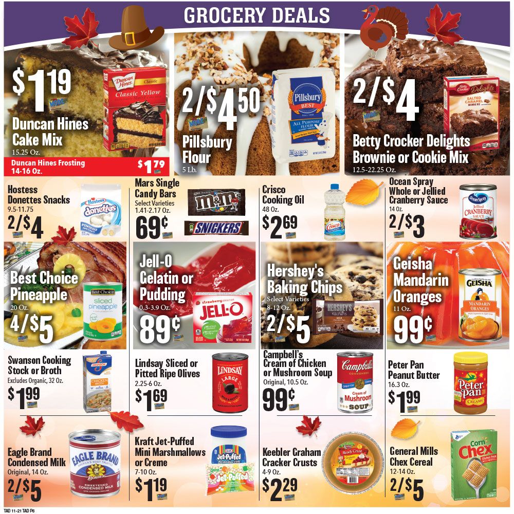 Tadych's Thanksgiving Weekly Ad Flyer November 23 to November 29, 2020