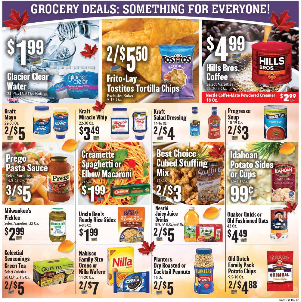 Tadych's Thanksgiving Weekly Ad Flyer November 23 to November 29, 2020