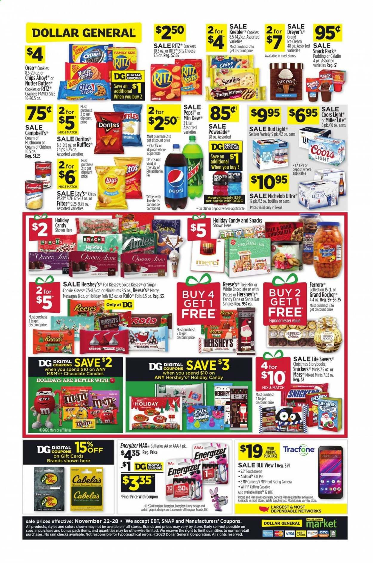 Dollar General (TX) Weekly Ad Flyer November 22 to November 28