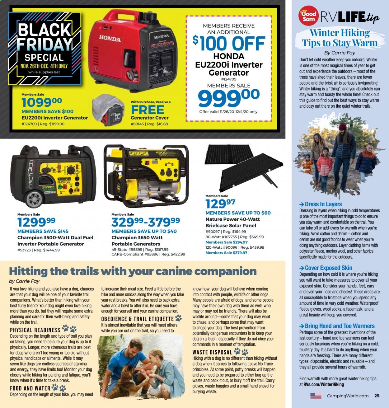 Gander RV & Outdoors Weekly Ad Flyer November 23 to December 27