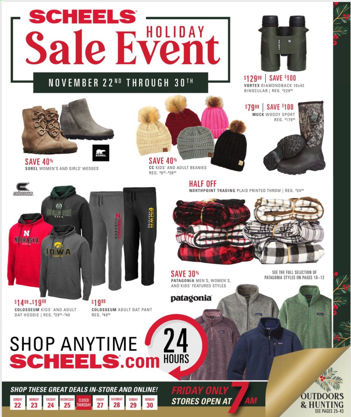 SCHEELS Weekly Ad Flyer November 22 to November 30