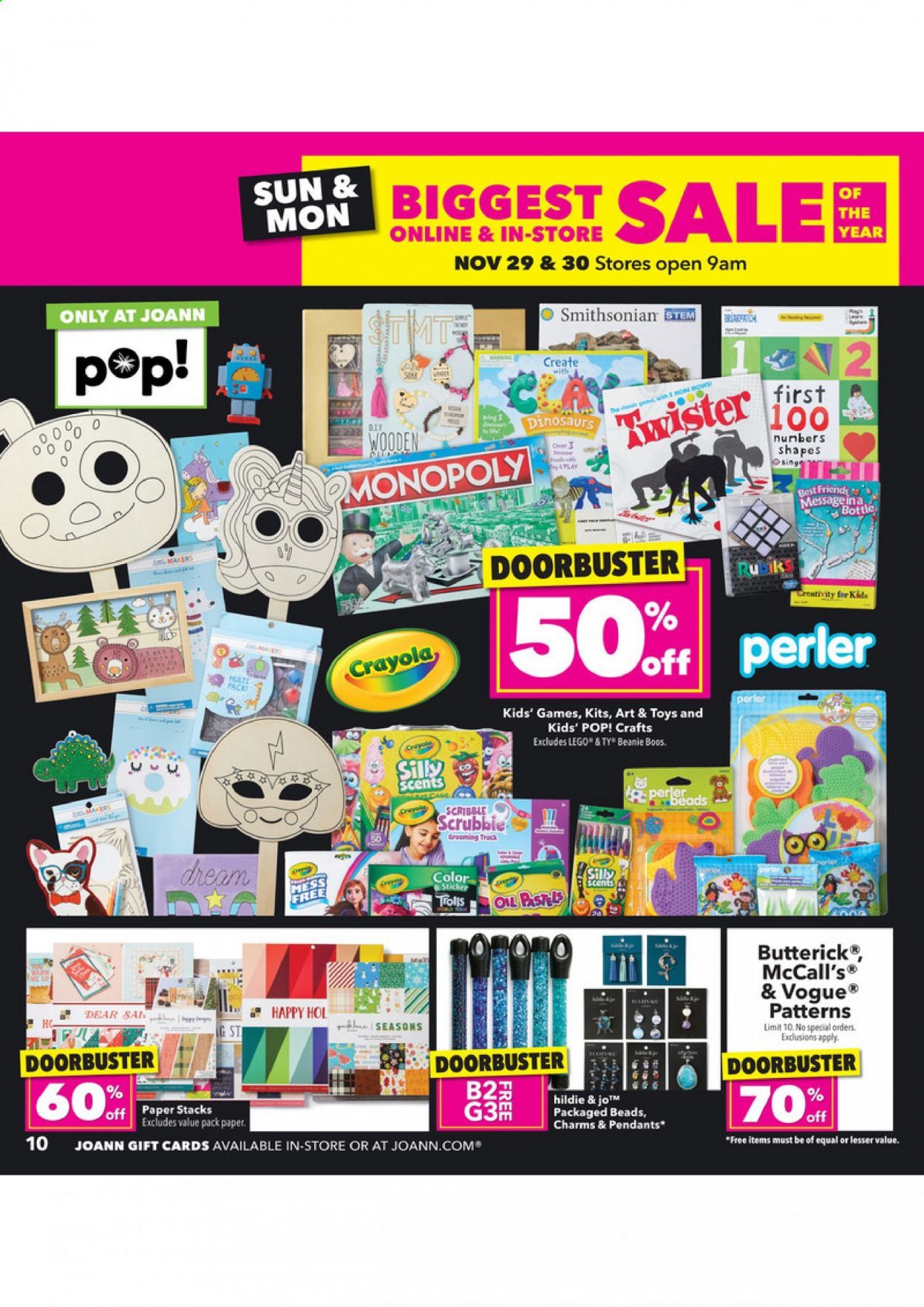 JOANN Weekly Ad Flyer November 25 to December 2