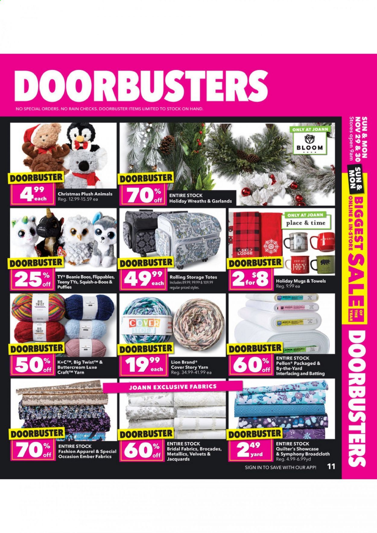 JOANN Weekly Ad Flyer November 25 to December 2