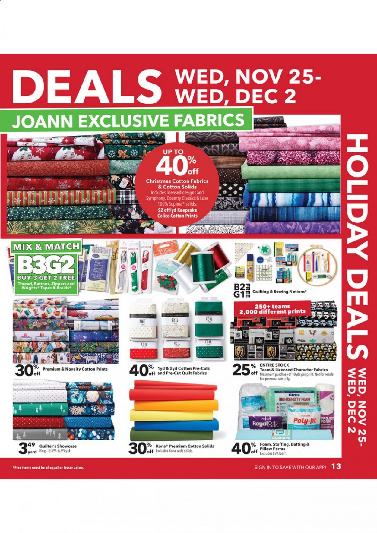 JOANN Weekly Ad Flyer November 25 to December 2