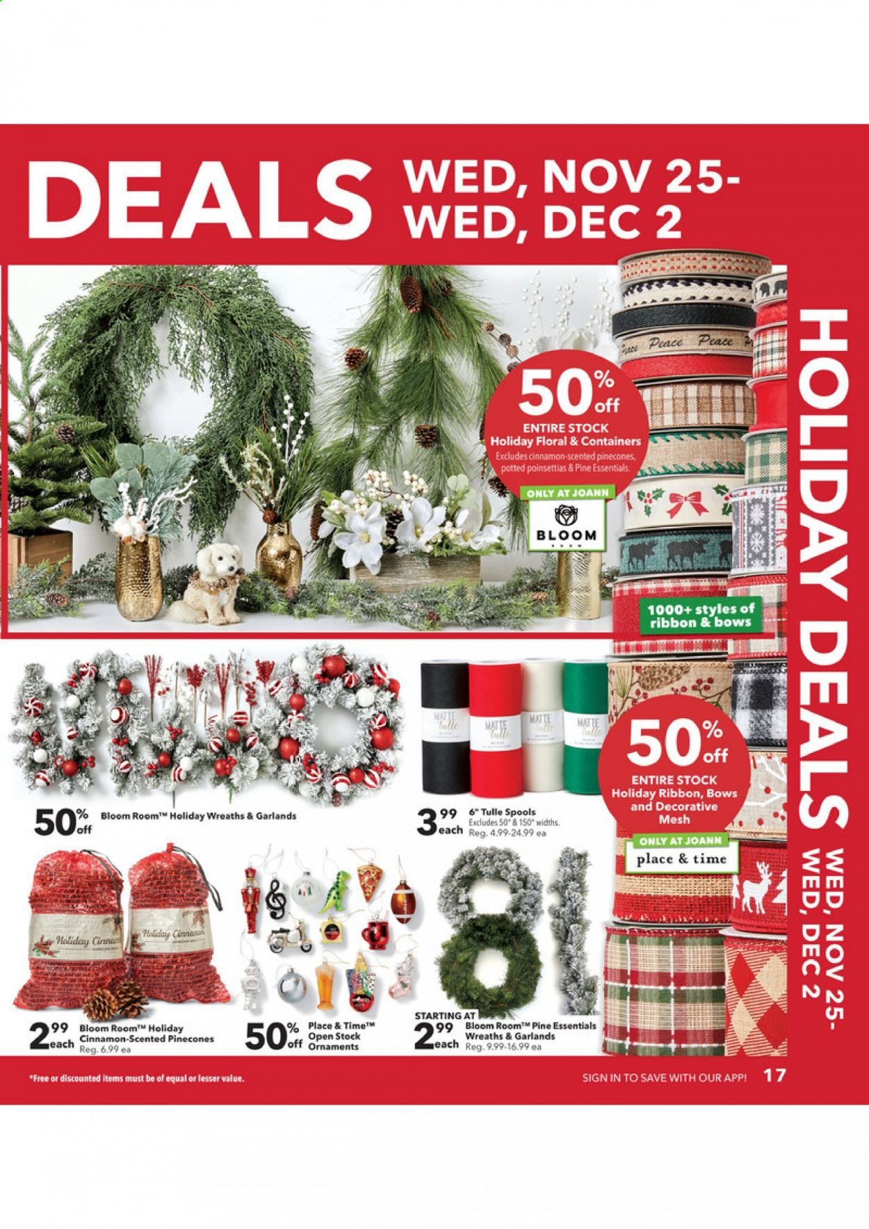 JOANN Weekly Ad Flyer November 25 to December 2