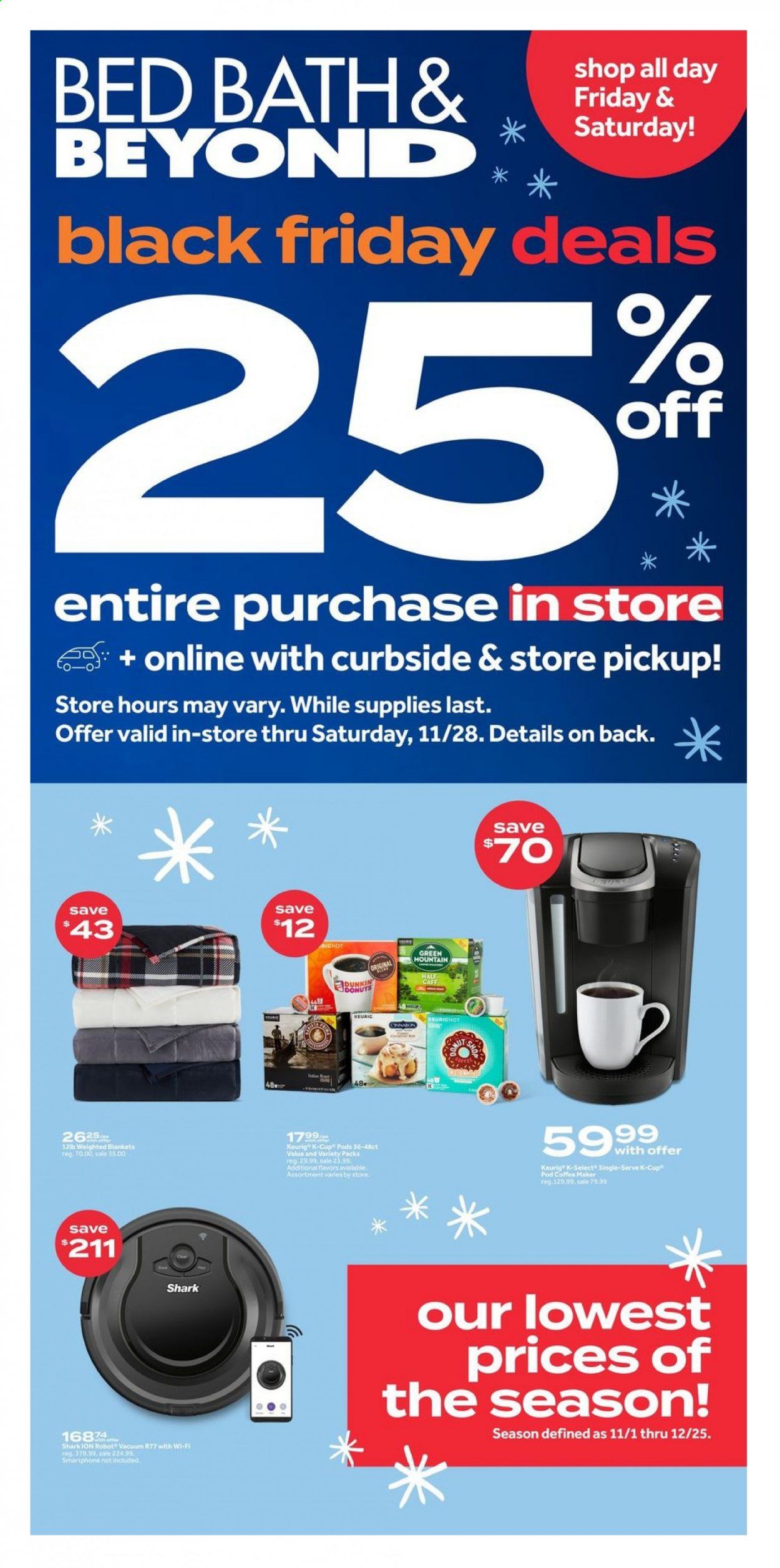 Bed Bath & Beyond Weekly Ad Flyer November 26 to November 30